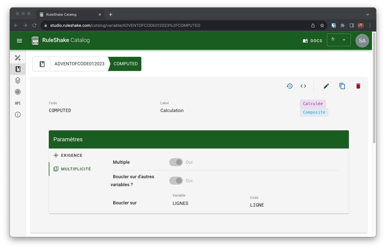 La variable COMPUTED