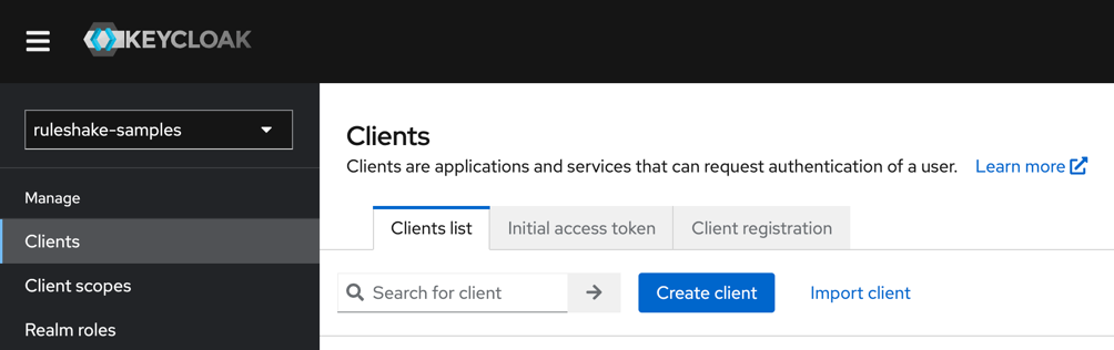 Création d'un client